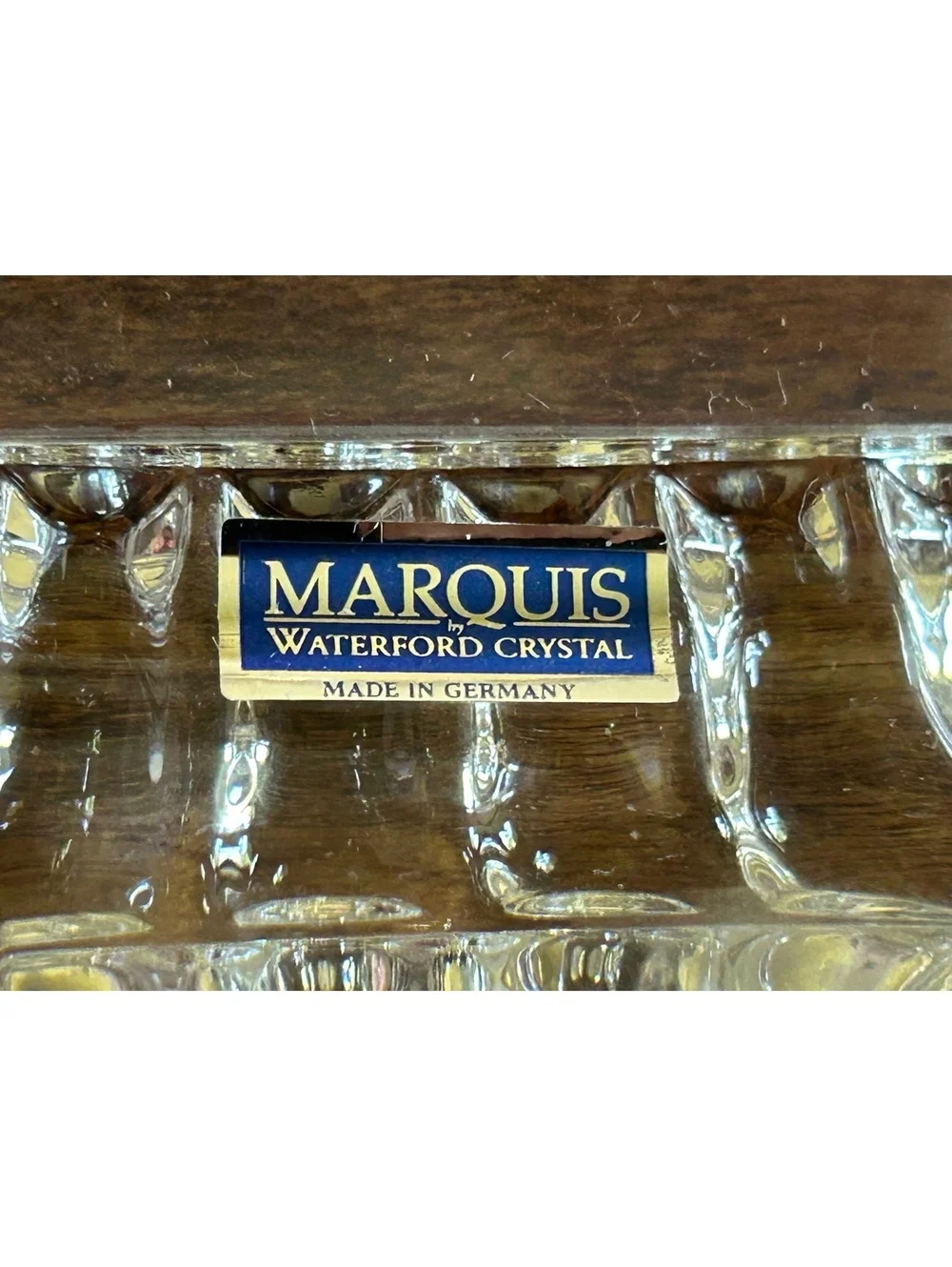 Marquis by Waterford Crystal Easton 5x7 Picture Frame Made in Germany